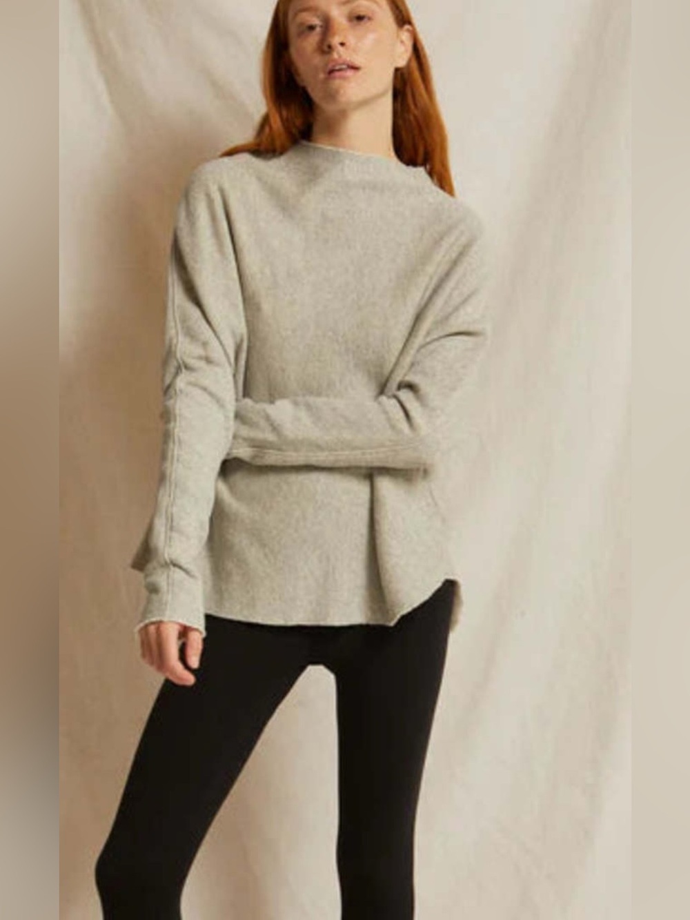 Perfectwhitetee Morrison Mock Neck Sweatshirt